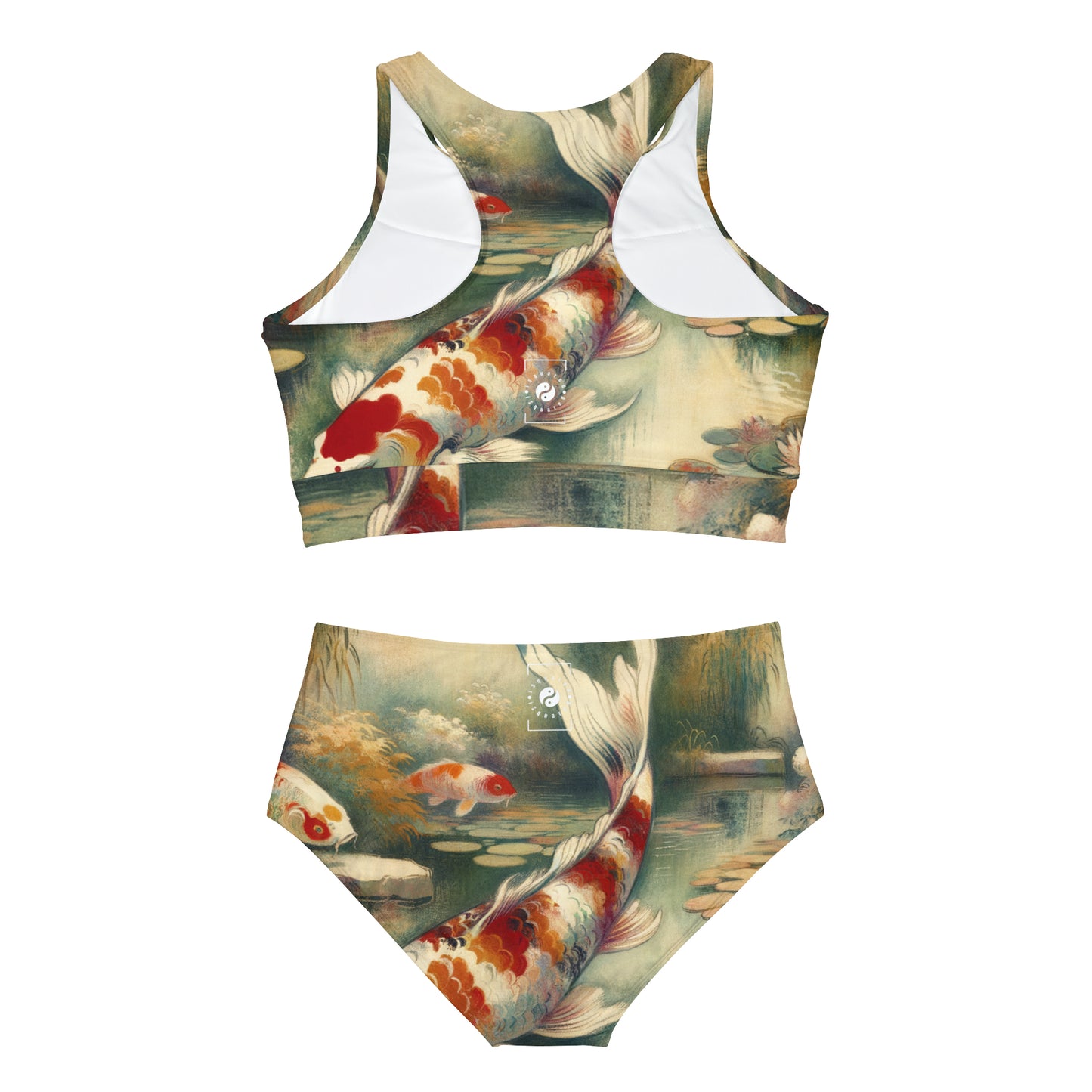 Koi Lily Pond - Hot Yoga Bikini Set