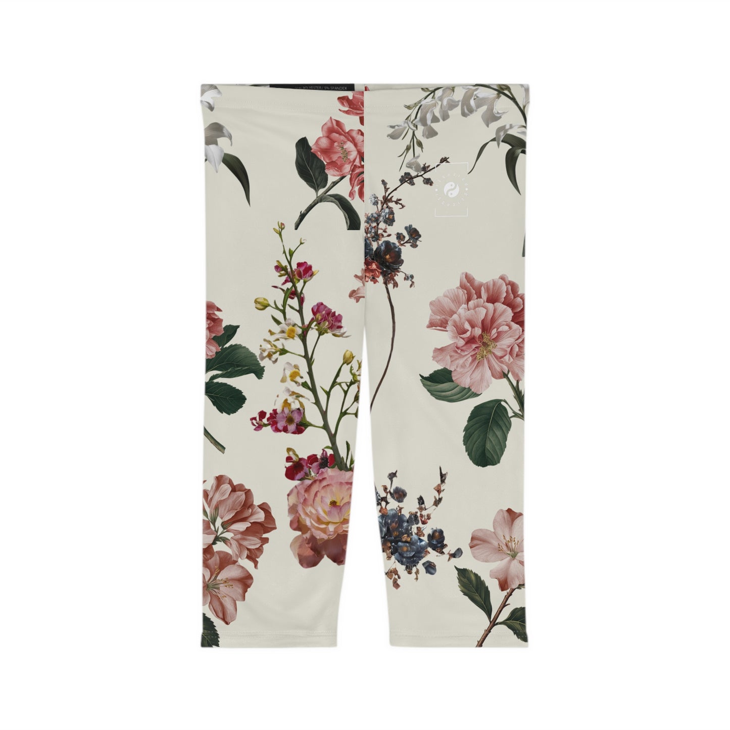 Botanicals on Beige - Capri Shorts