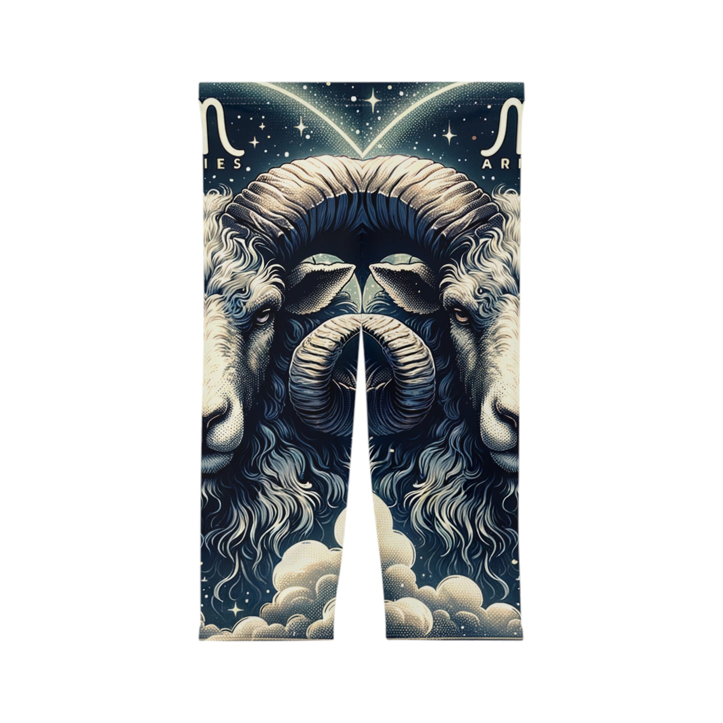 "Celestial Ram Ascendant" - Capri Shorts