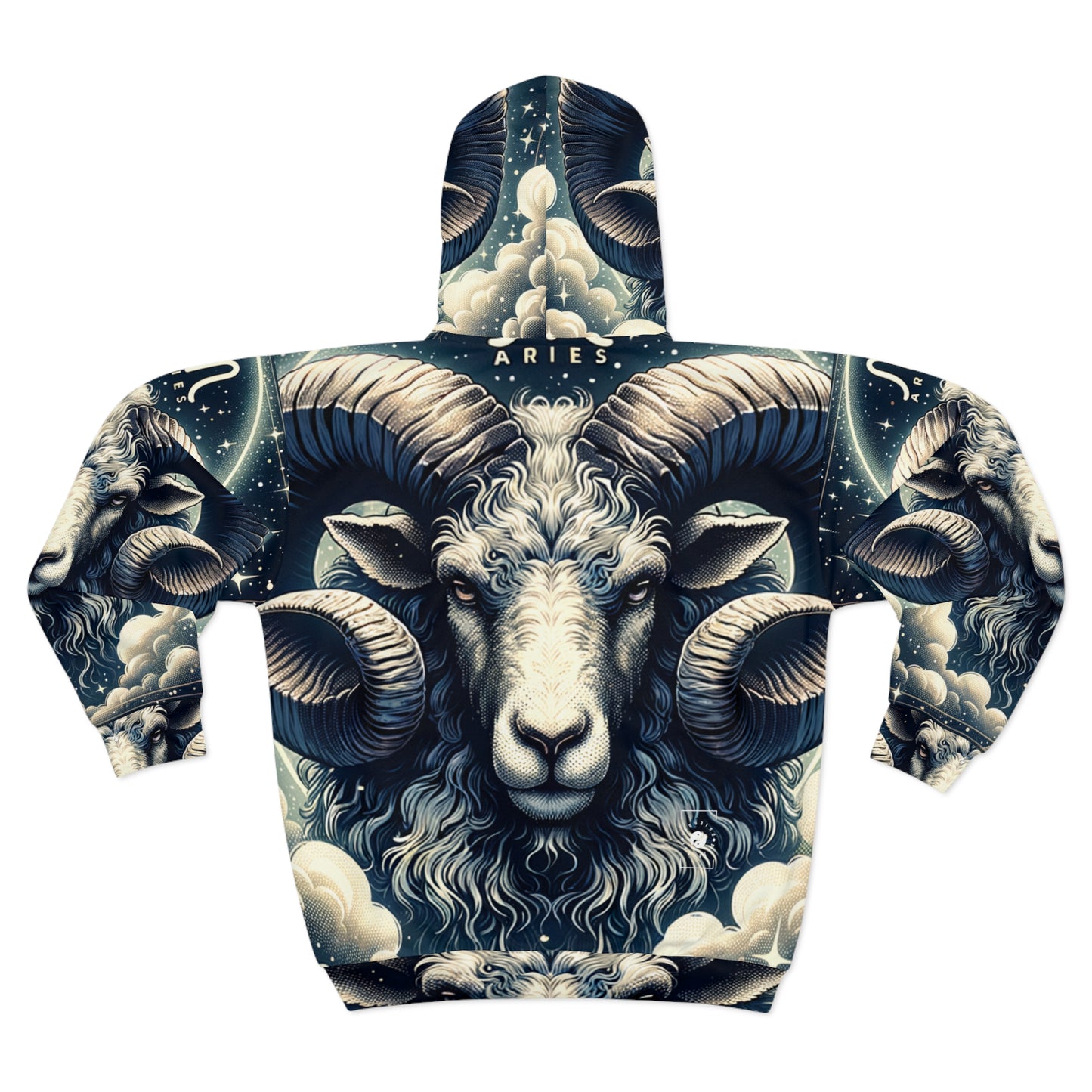 "Celestial Ram Ascendant" - Zip Hoodie