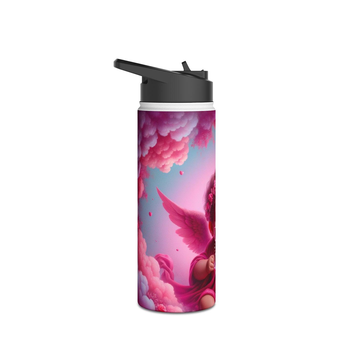 "Bold Blush: A Cupid's Love Affair" - Water Bottle