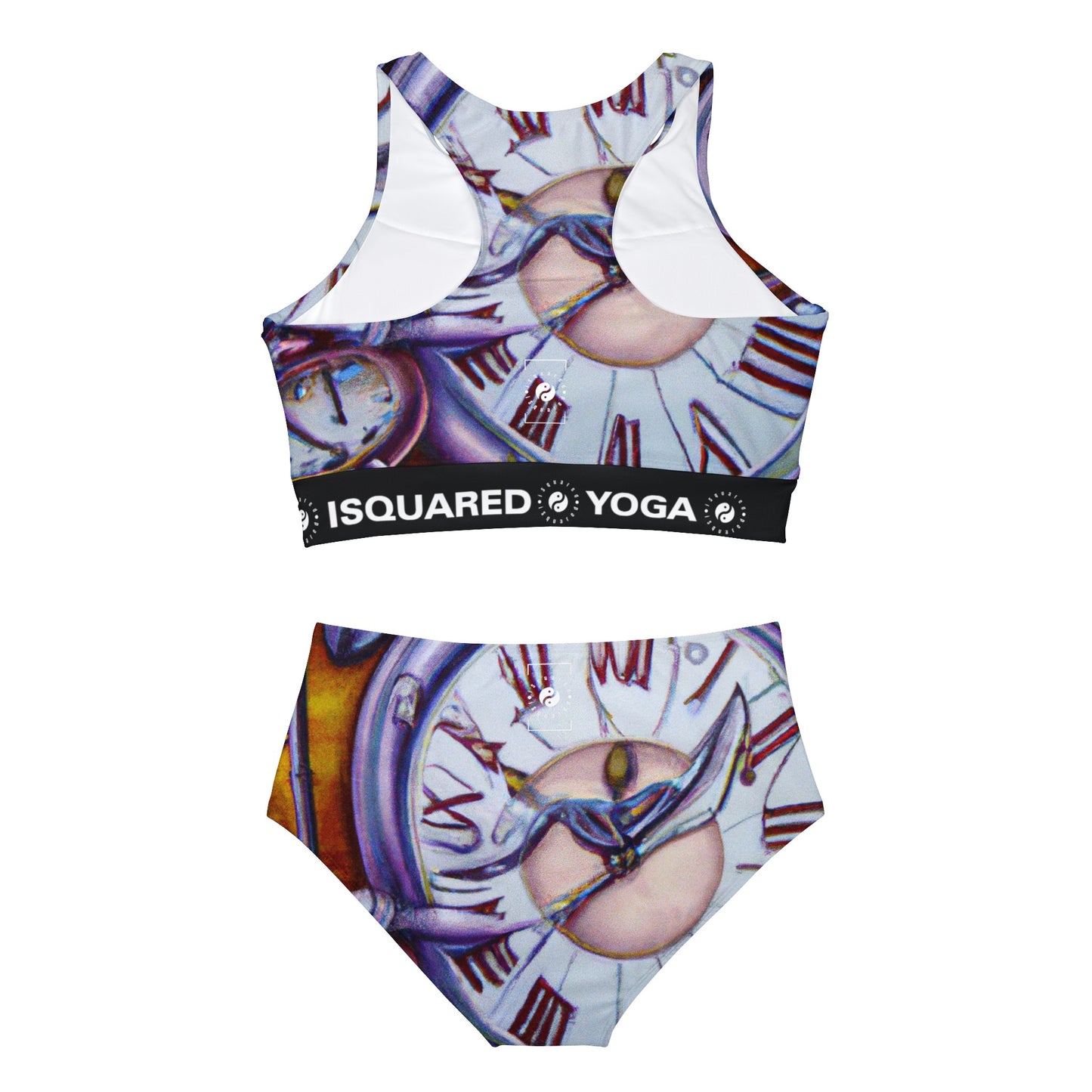 "Chrono Illusionist's Liquid Riddle" - Hot Yoga Bikini Set