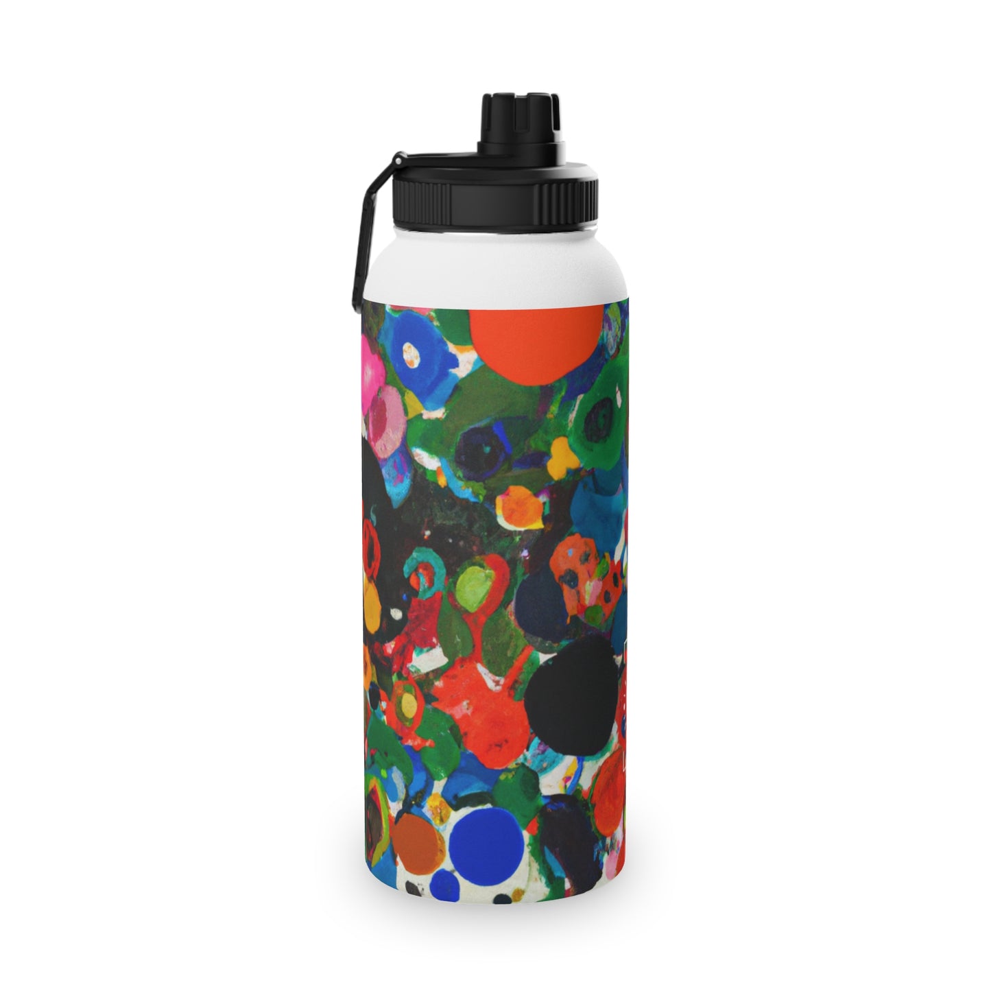 Ink drops meditation - Sports Water Bottle