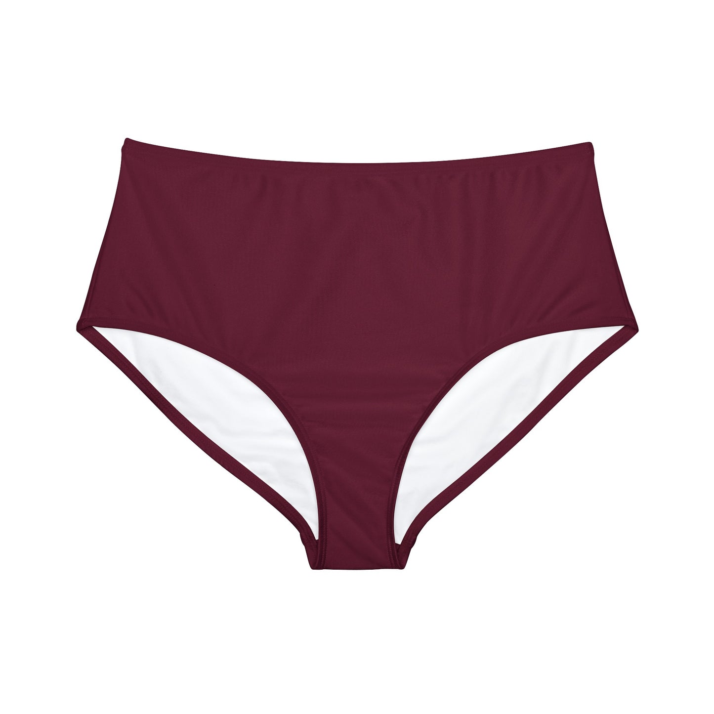 #60182D Deep Siena - High Waisted Bikini Bottom