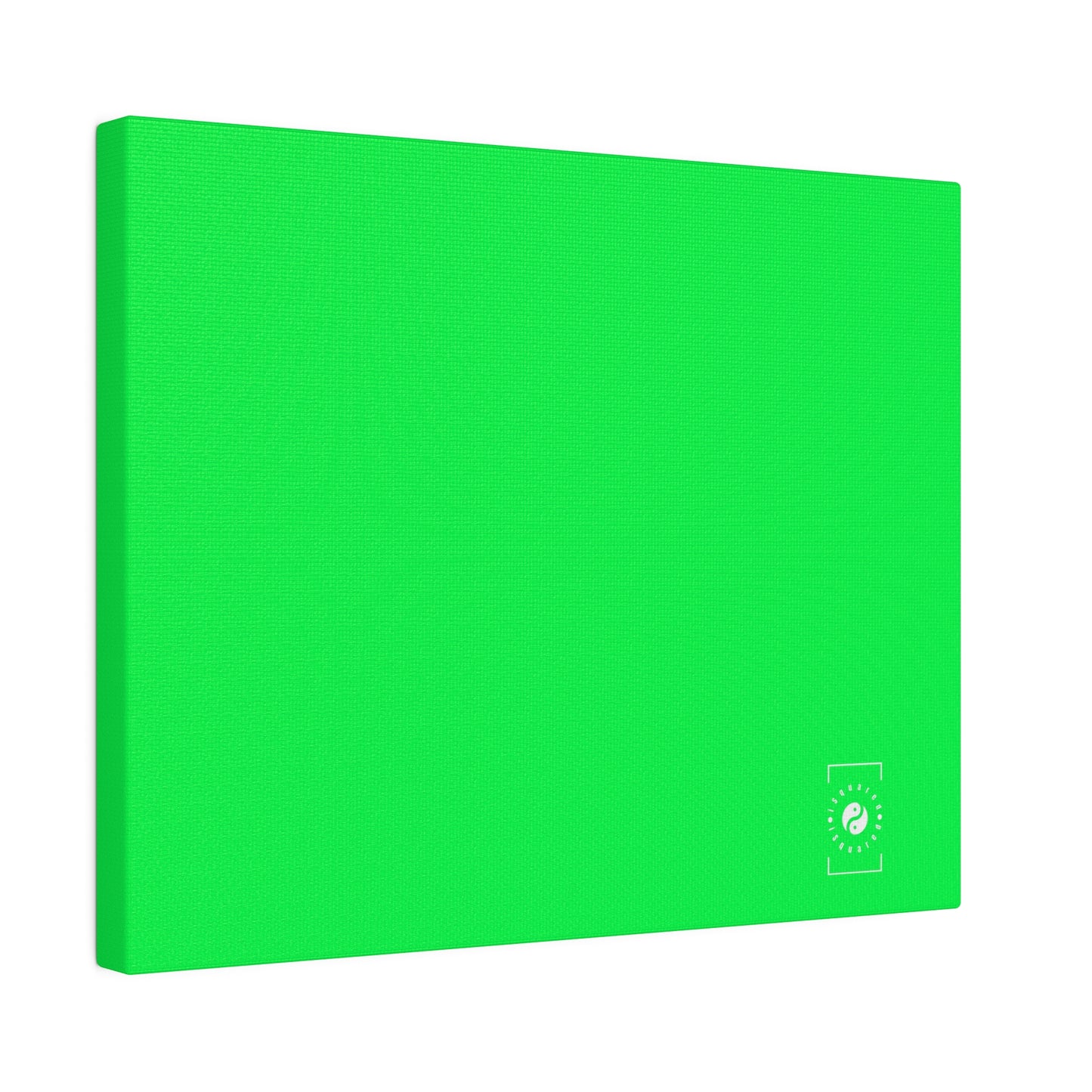 #0FFF50 Neon Green - Art Print Canvas