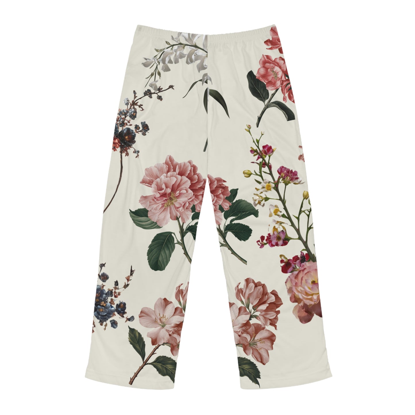 Botanicals on Beige - men's Lounge Pants