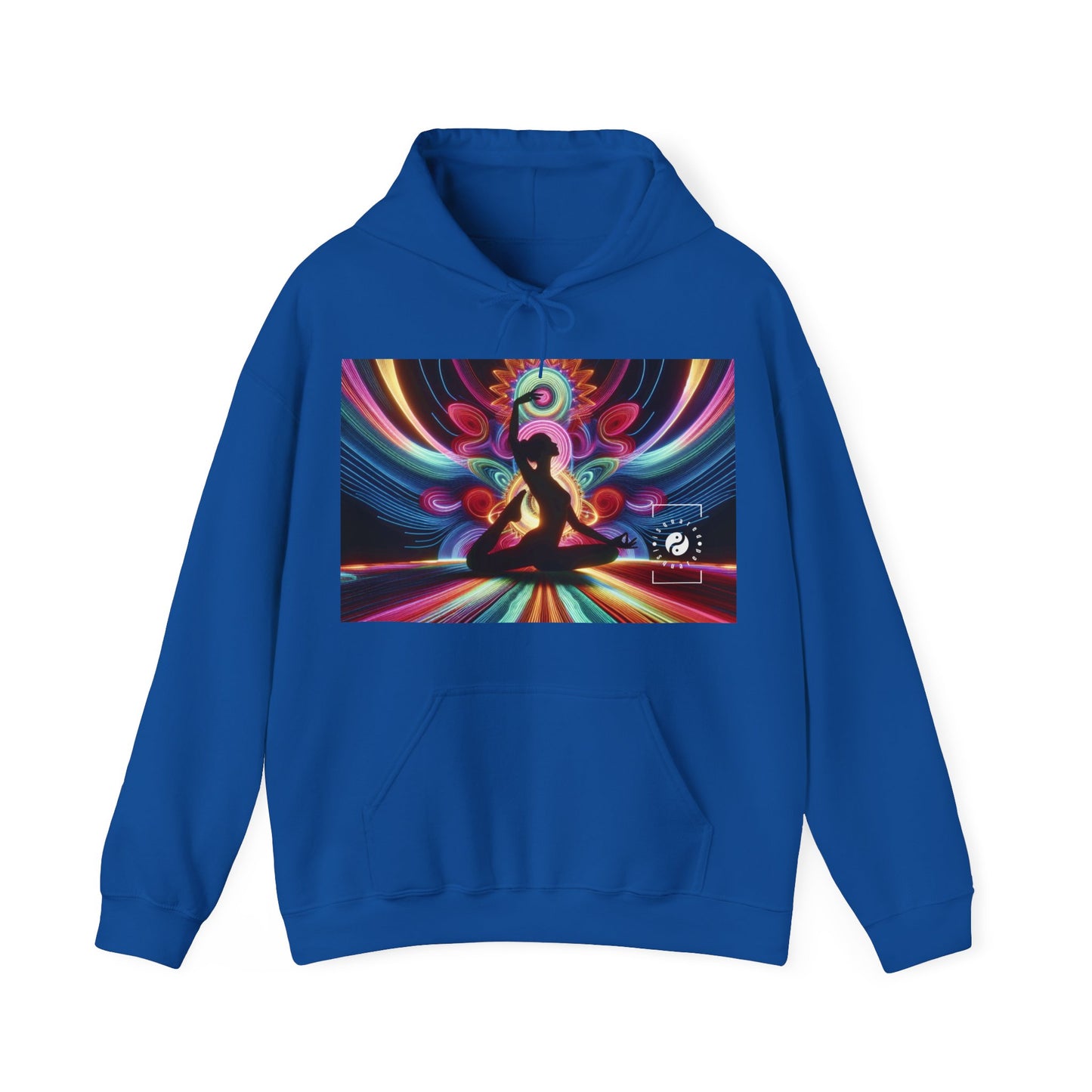 "Neon Zenith: Chromatic Balance" - Hoodie