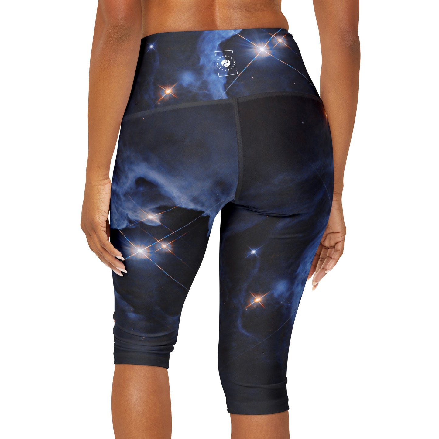 HP Tau, HP Tau G2, and G3 3 star system captured by Hubble - High Waisted Capri Leggings