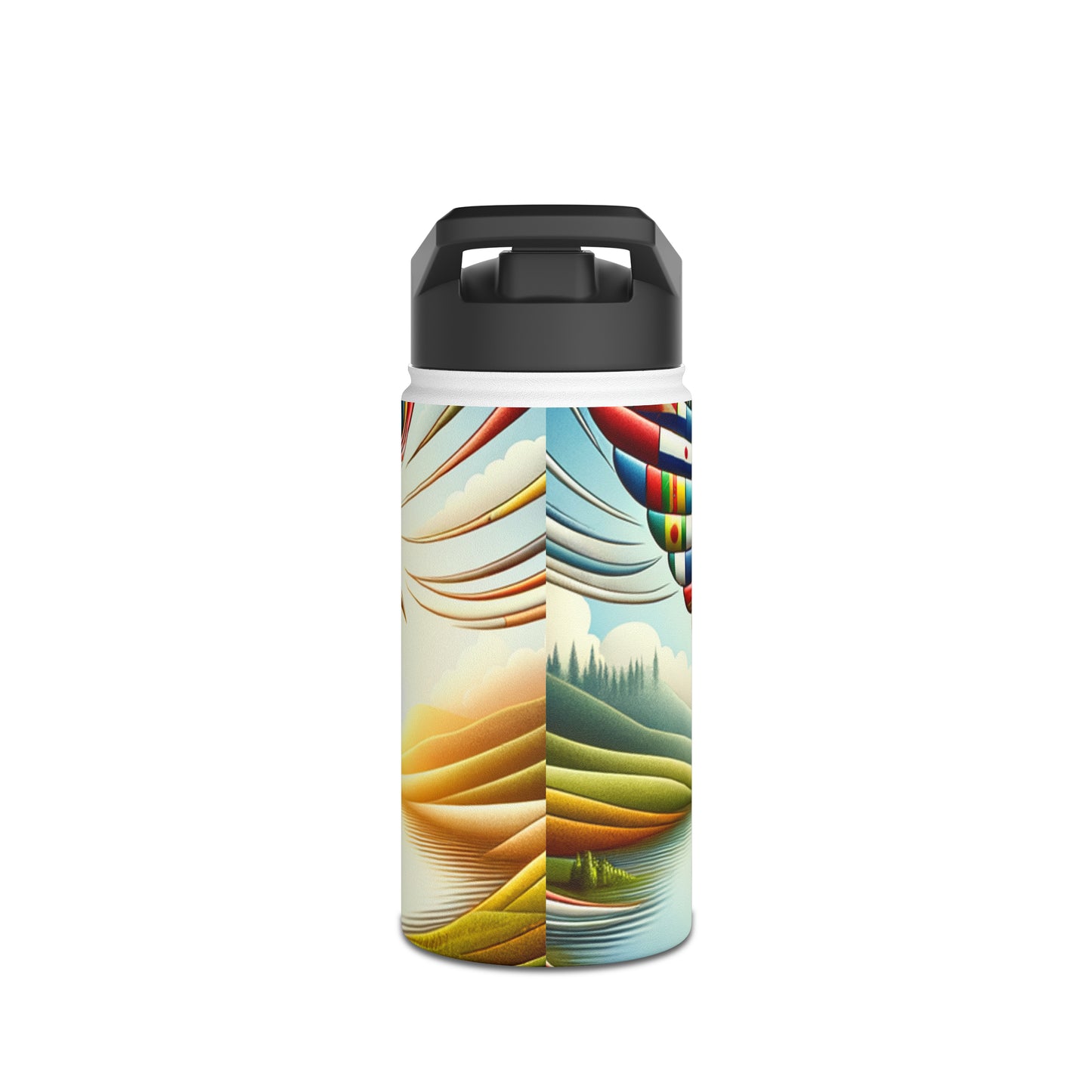 "Global Tapestry of Tranquility" - Water Bottle