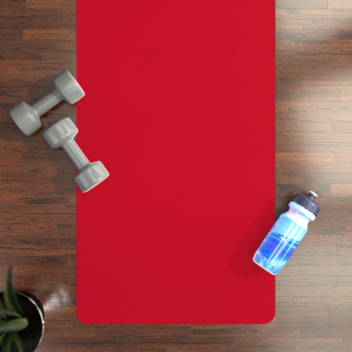 #D10927 Scarlet Red - Yoga Mat