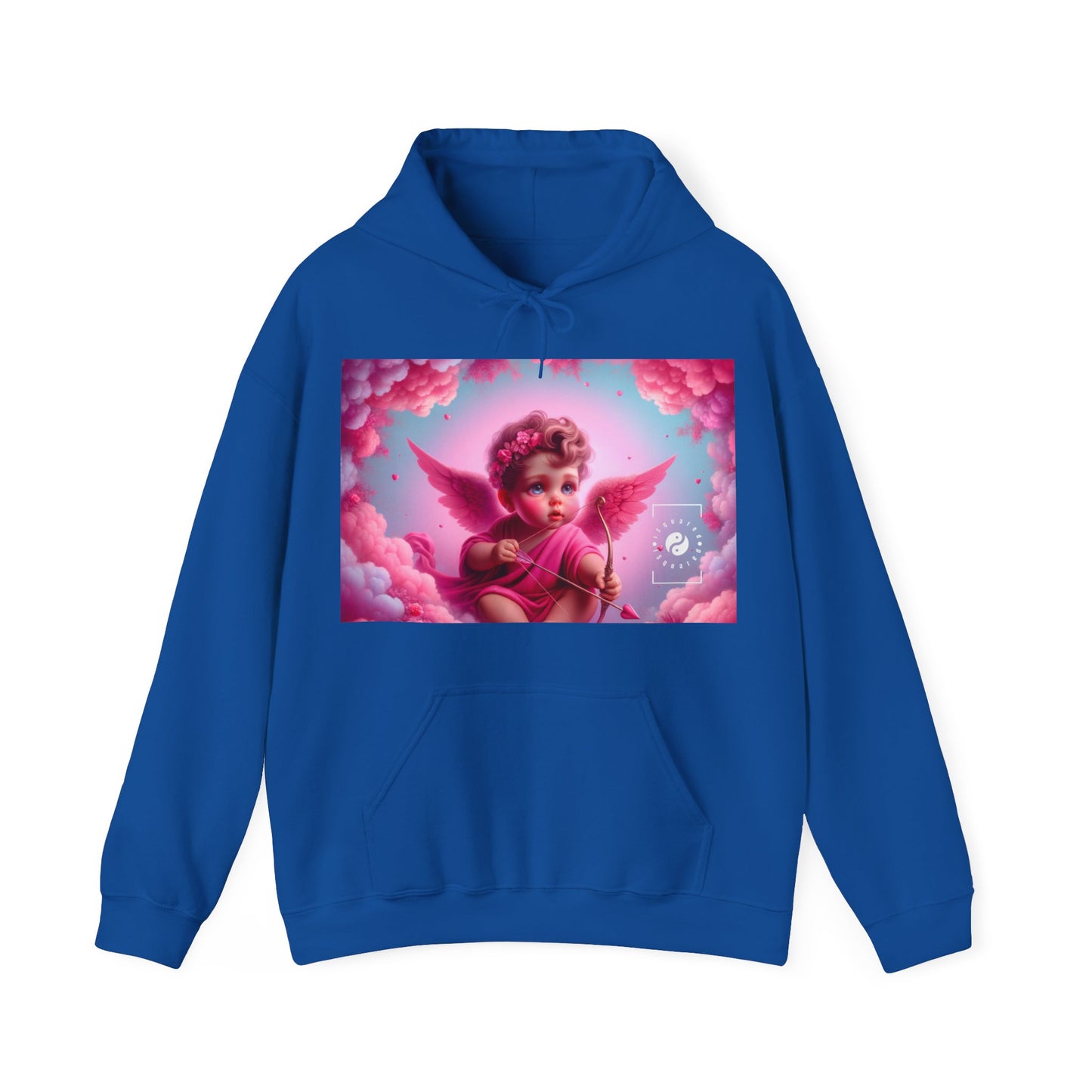 "Bold Blush: A Cupid's Love Affair" - Hoodie