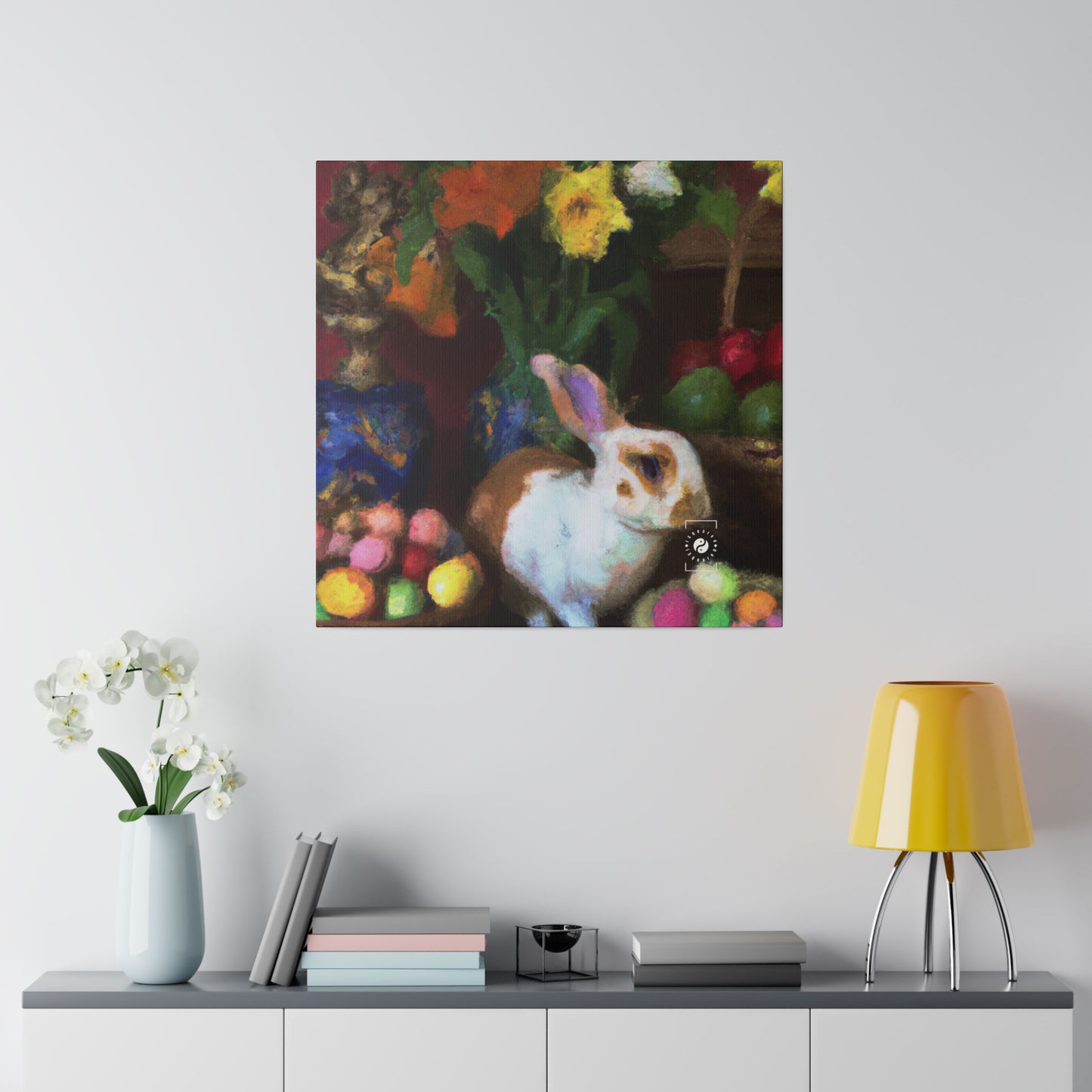 "Velveteen Aureate Easter Reverie" - Art Print Canvas