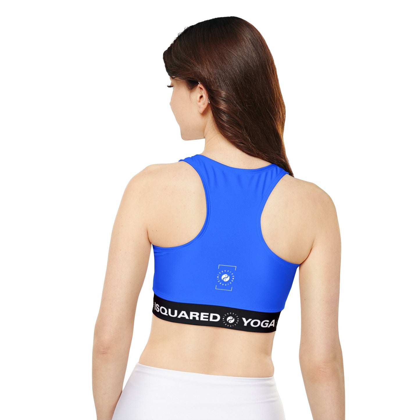 #2C75FF Bleu électrique - Soutien-gorge de sport doublé et rembourré