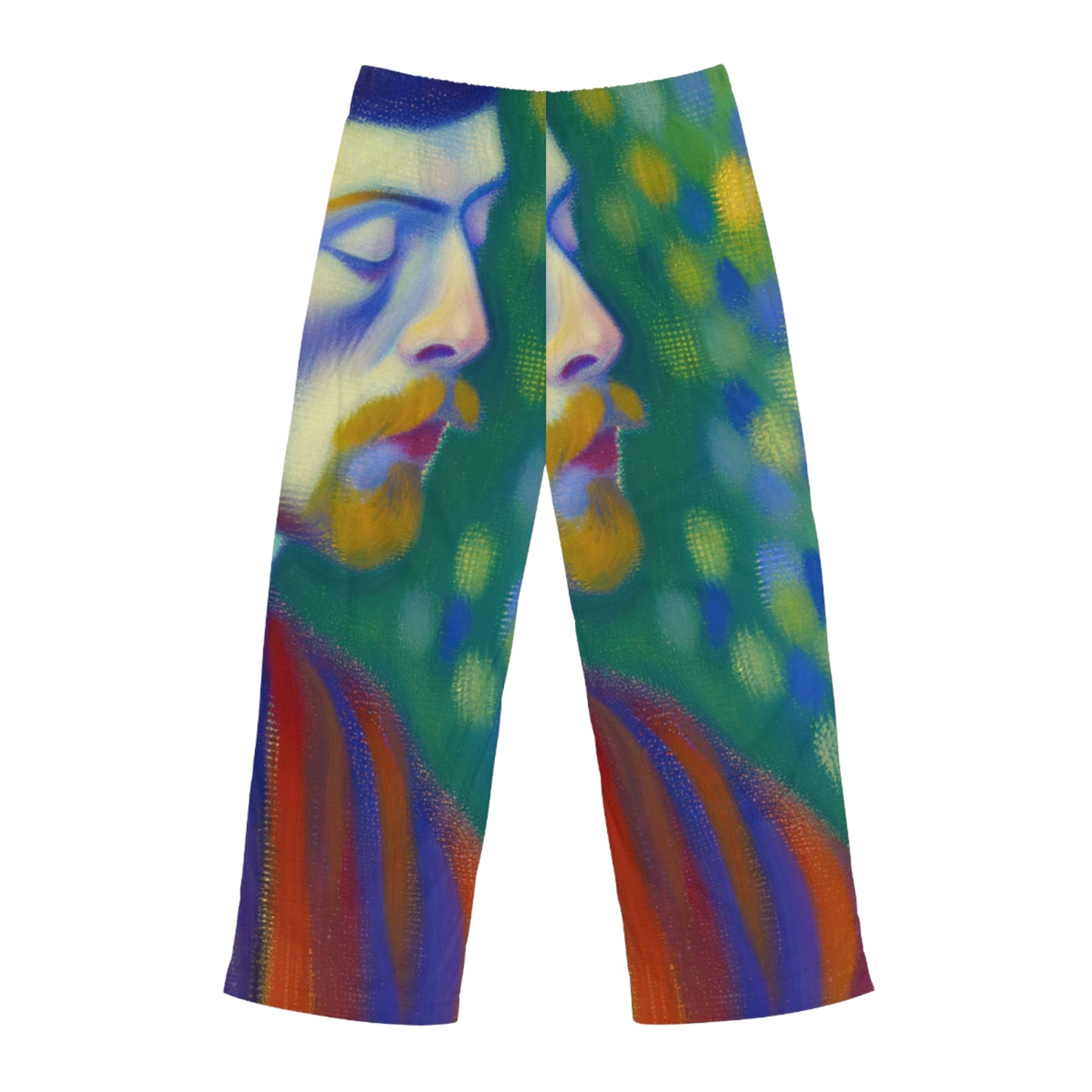 "Serene Resilience: A Frida's Solitude in hues" - men's Lounge Pants