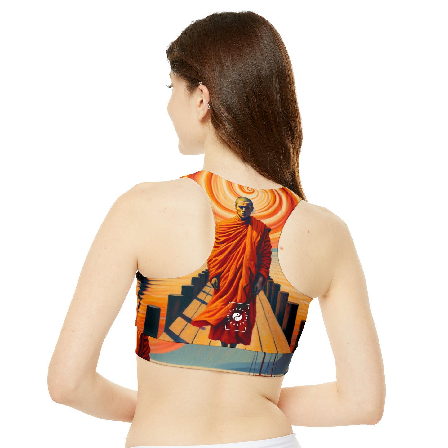 Serenity's Echo - High Neck Crop Top