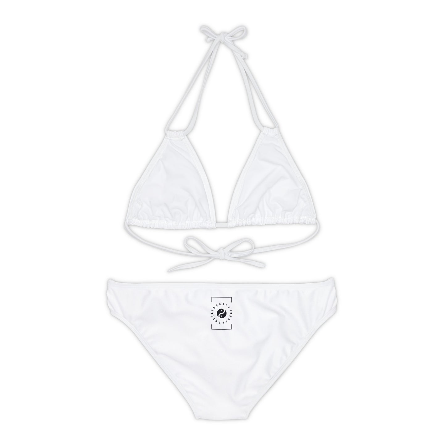 Angel White - Lace-up Bikini Set