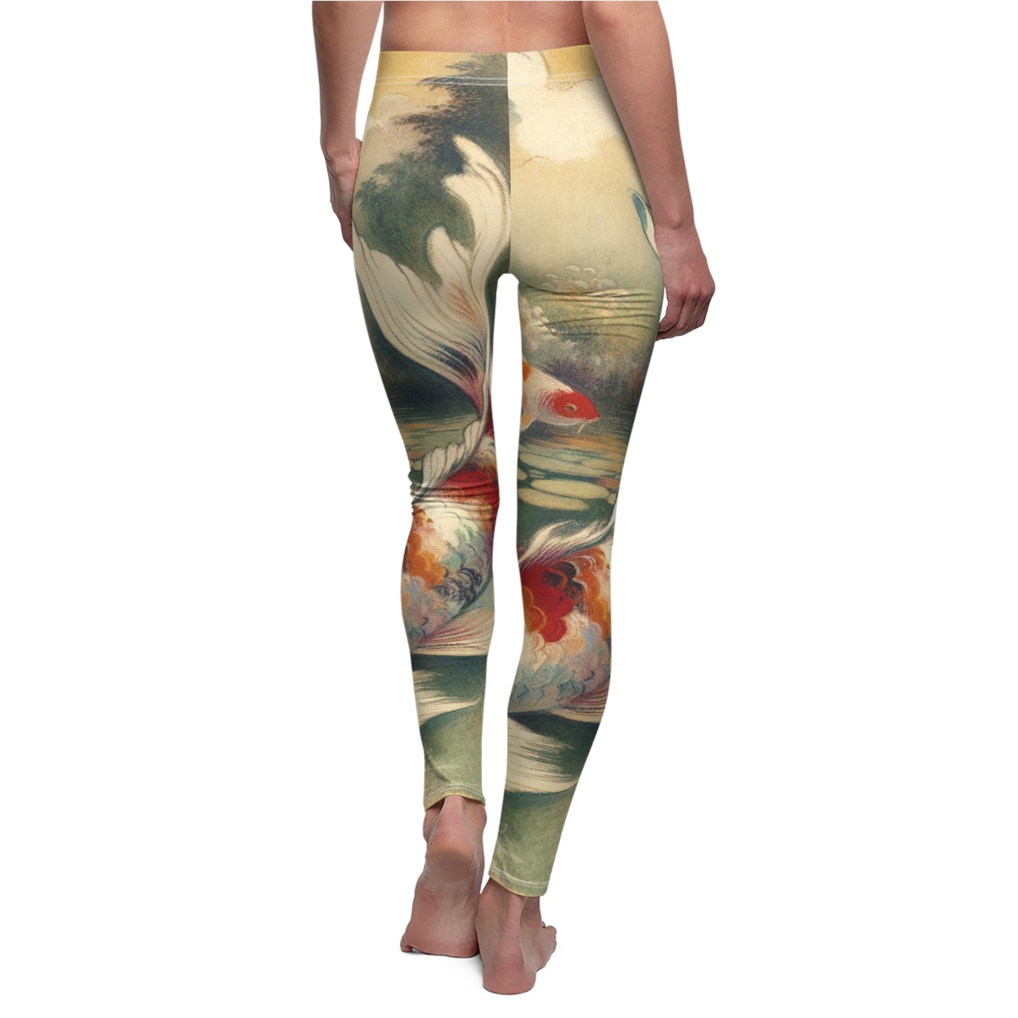 Koi Lily Pond - Leggings décontractés 