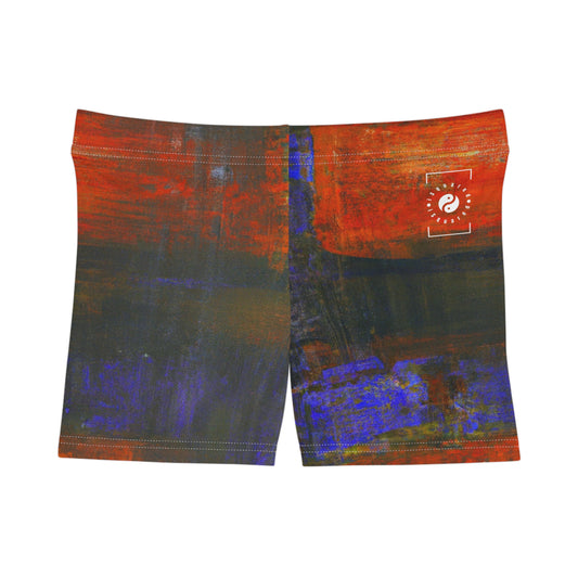 "Chromatic Reverie" - Mini Hot Yoga Short