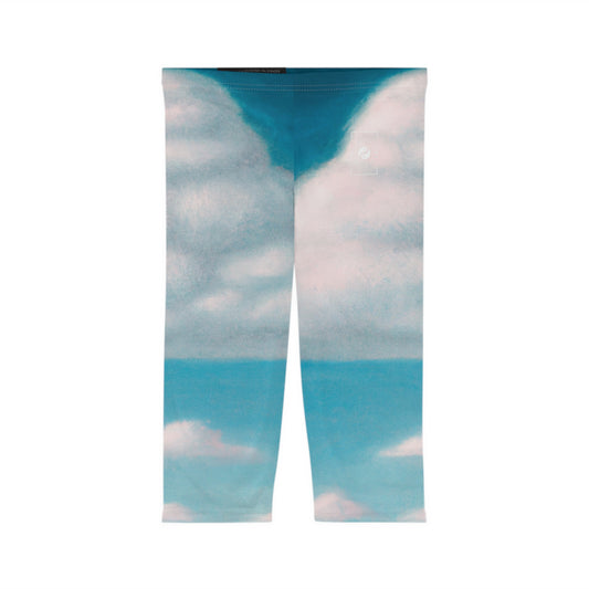"Cloud Opera Serenity" - Capri Shorts
