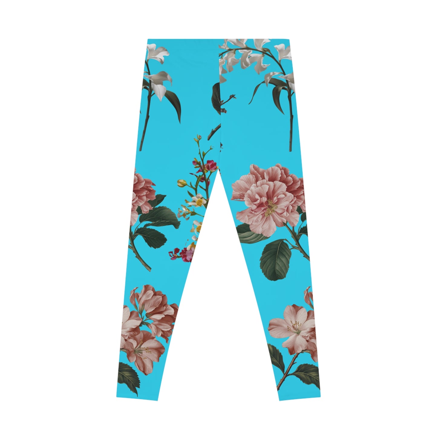 Botanicals on Azure - Unisex Tights