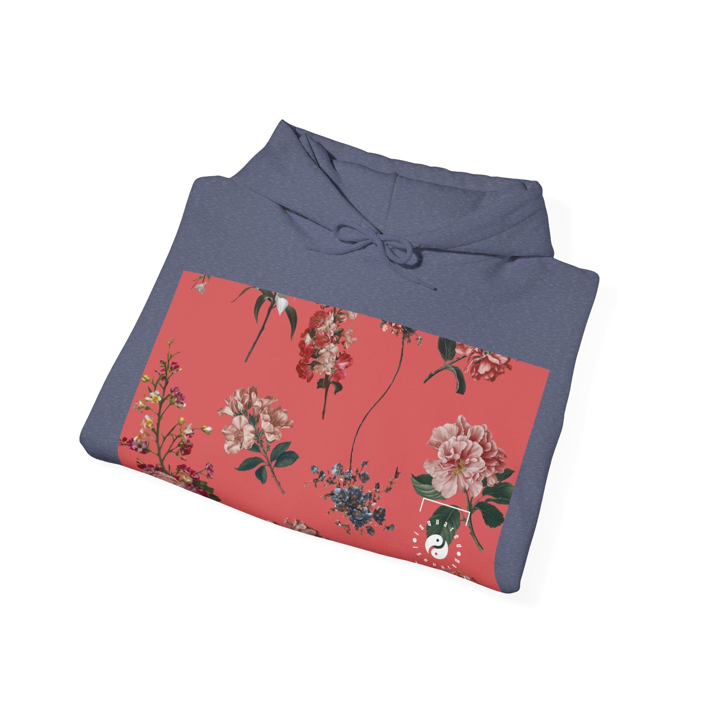 Botanicals on Coral - Hoodie