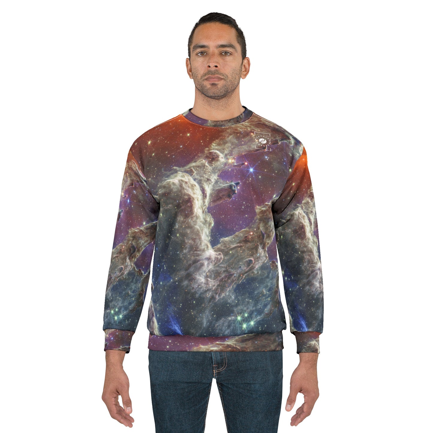 Pillars of Creation (NIRCam and MIRI Composite Image) - JWST Collection - Unisex Sweatshirt