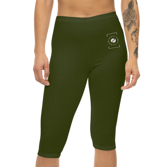 Camo Green - Capri Shorts
