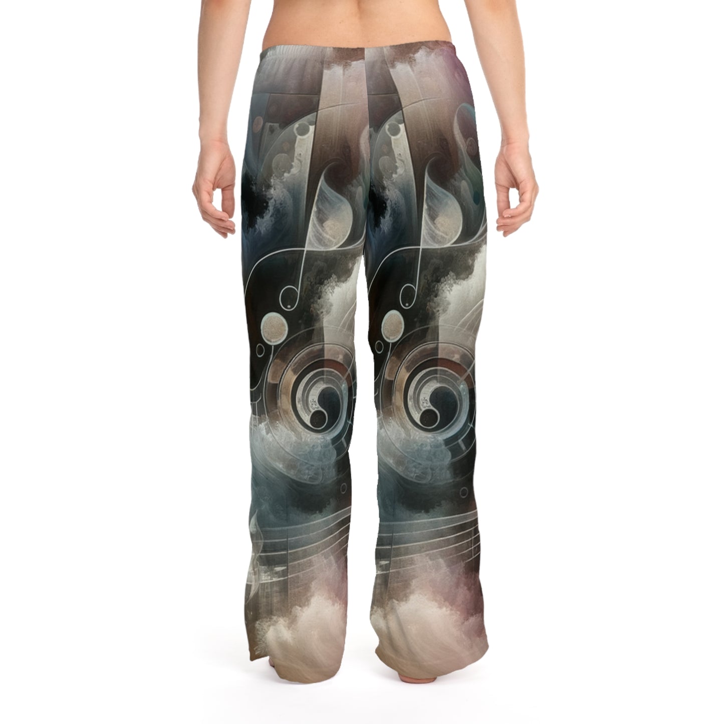 "Harmony of Descent: An Abstract Ode to La Traviata" - Women lounge pants