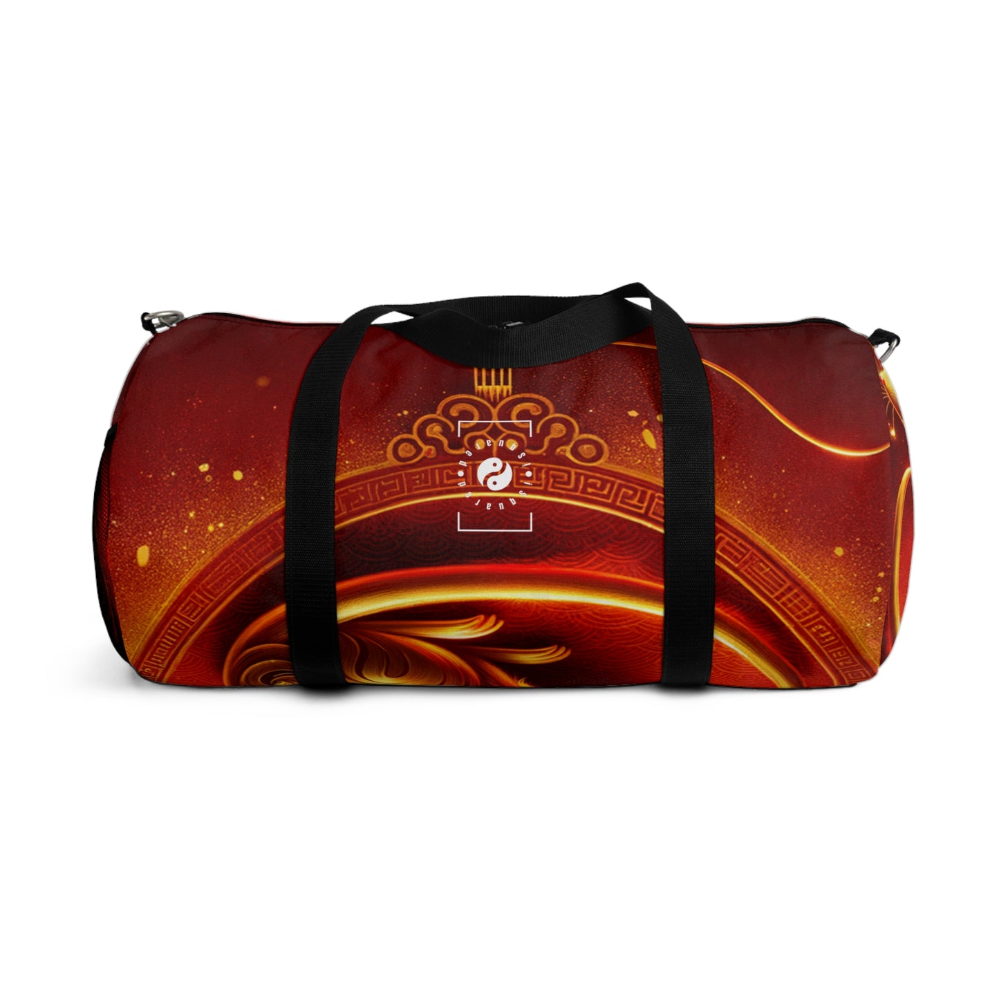 "Golden Emissary: A Lunar New Year's Tribute" - Duffle Bag