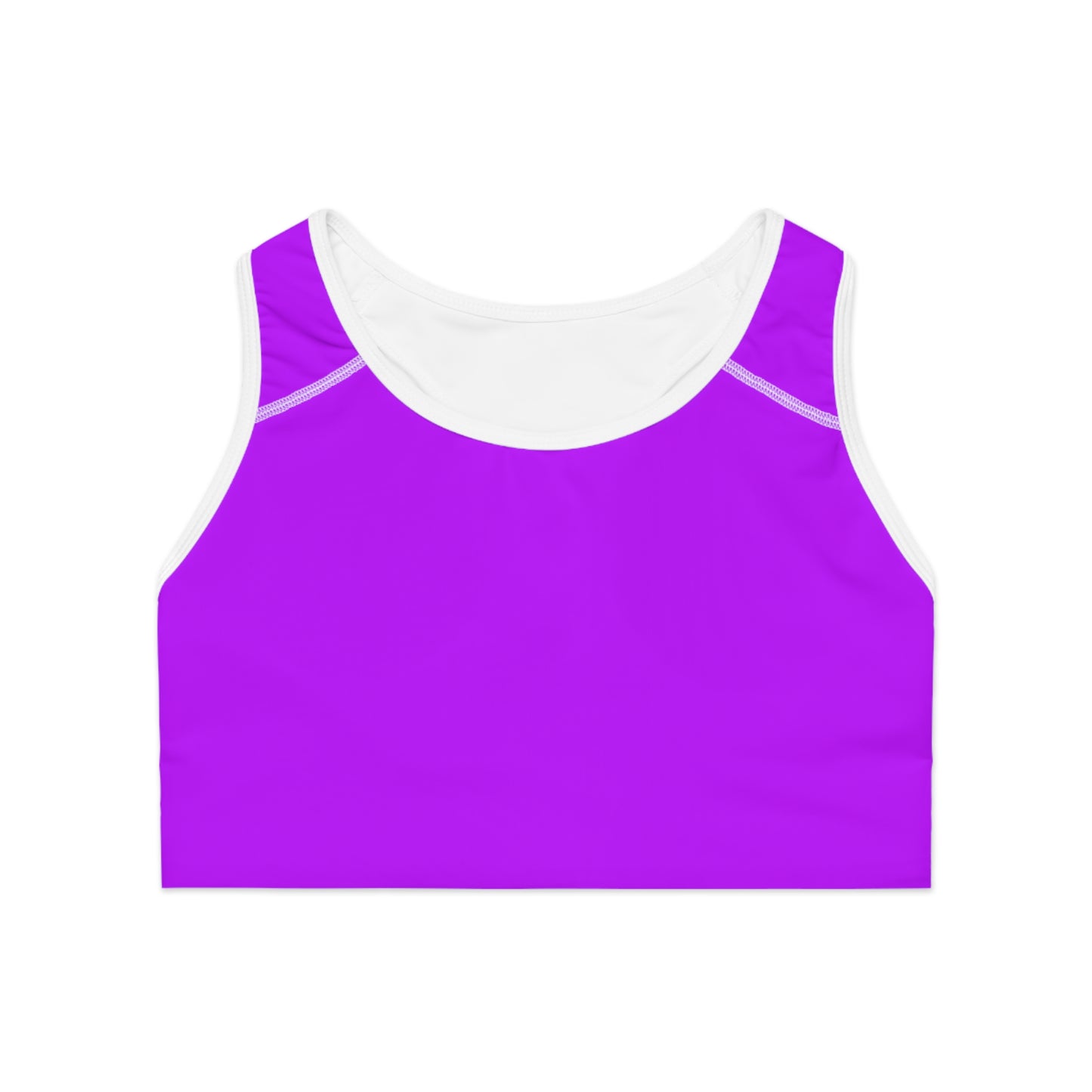 #BF00FF Electric Purple - Soutien-gorge de sport haute performance