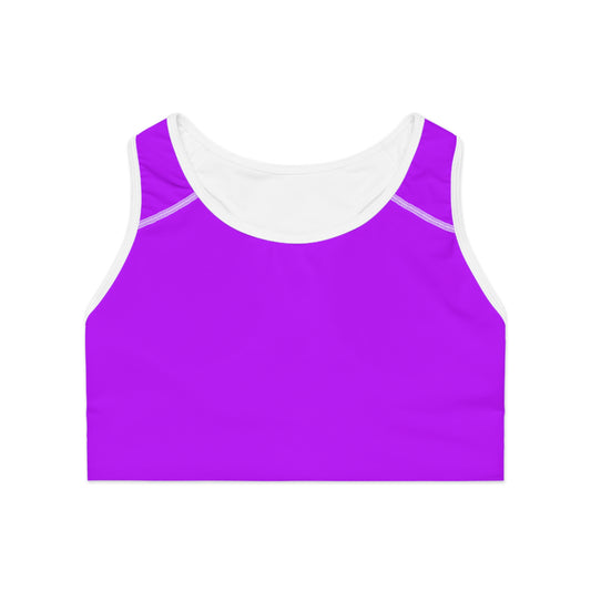 #BF00FF Electric Purple - Soutien-gorge de sport haute performance