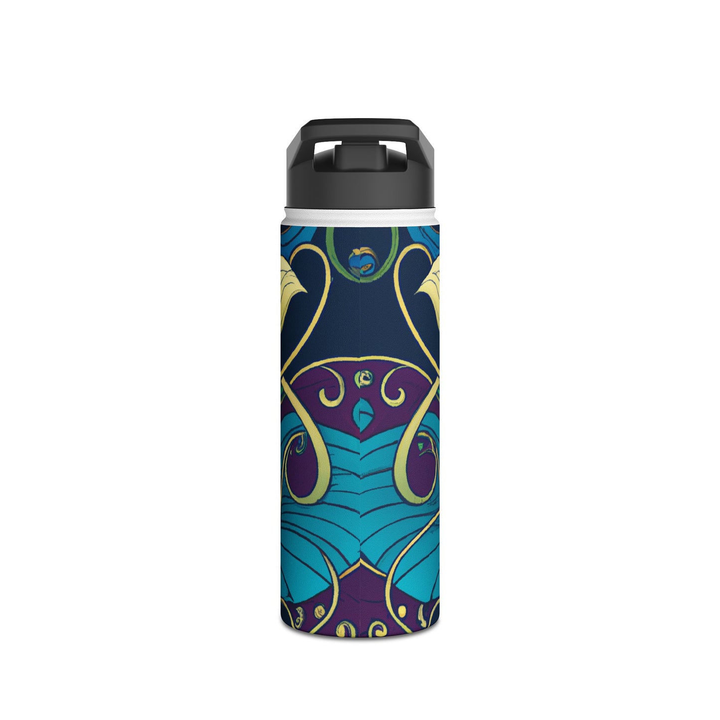 "Lotus Serenity Dance" - Water Bottle