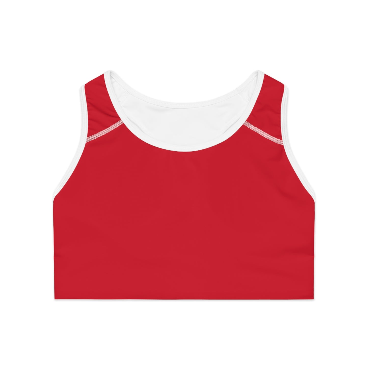 #D10927 Scarlet Red - High Performance Sports Bra