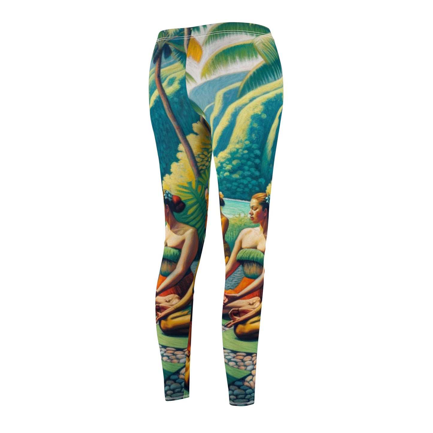 Tahitian Tranquility - Casual Leggings