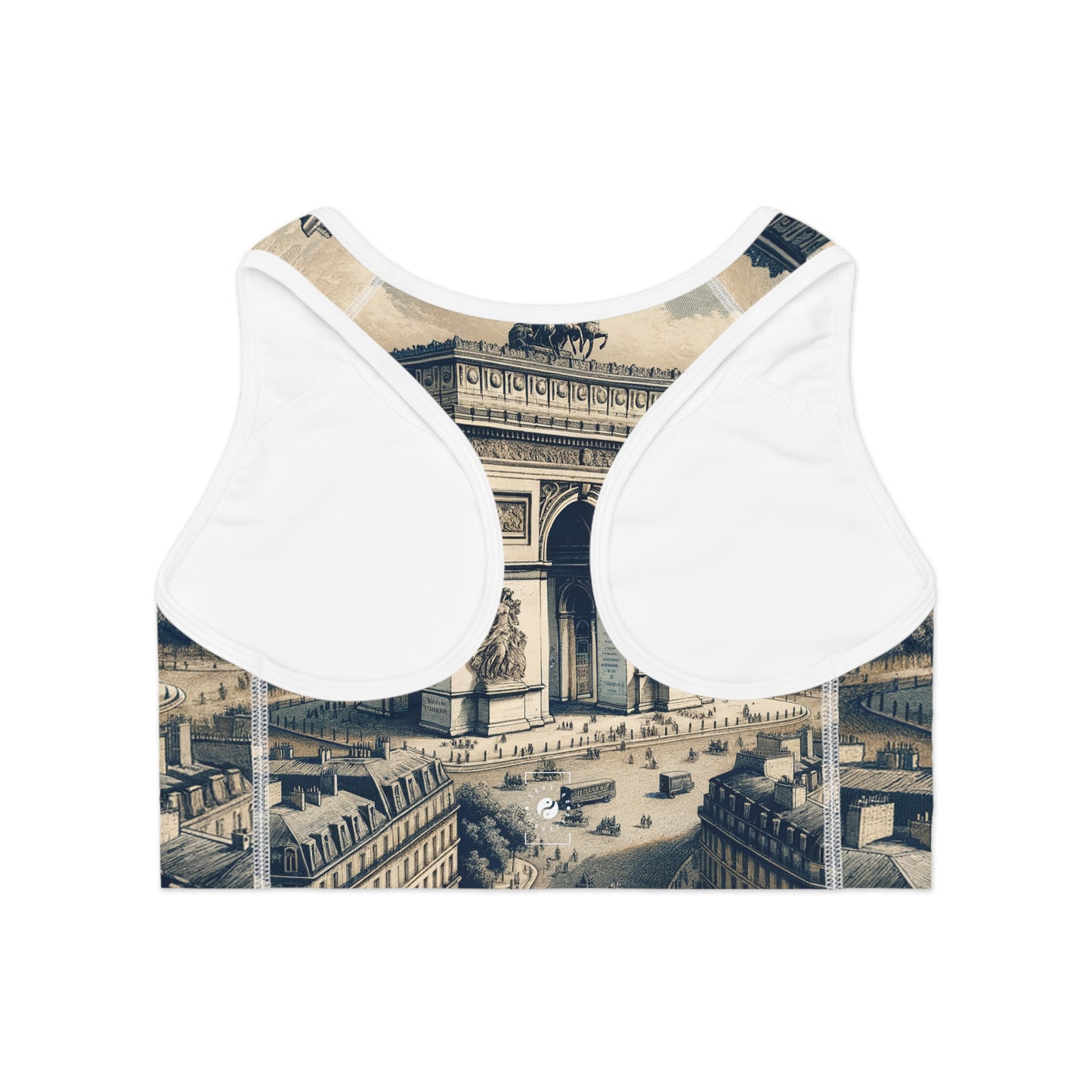 "Majesty of the Arc: A Napoleon Era Portrait" - High Performance Sports Bra