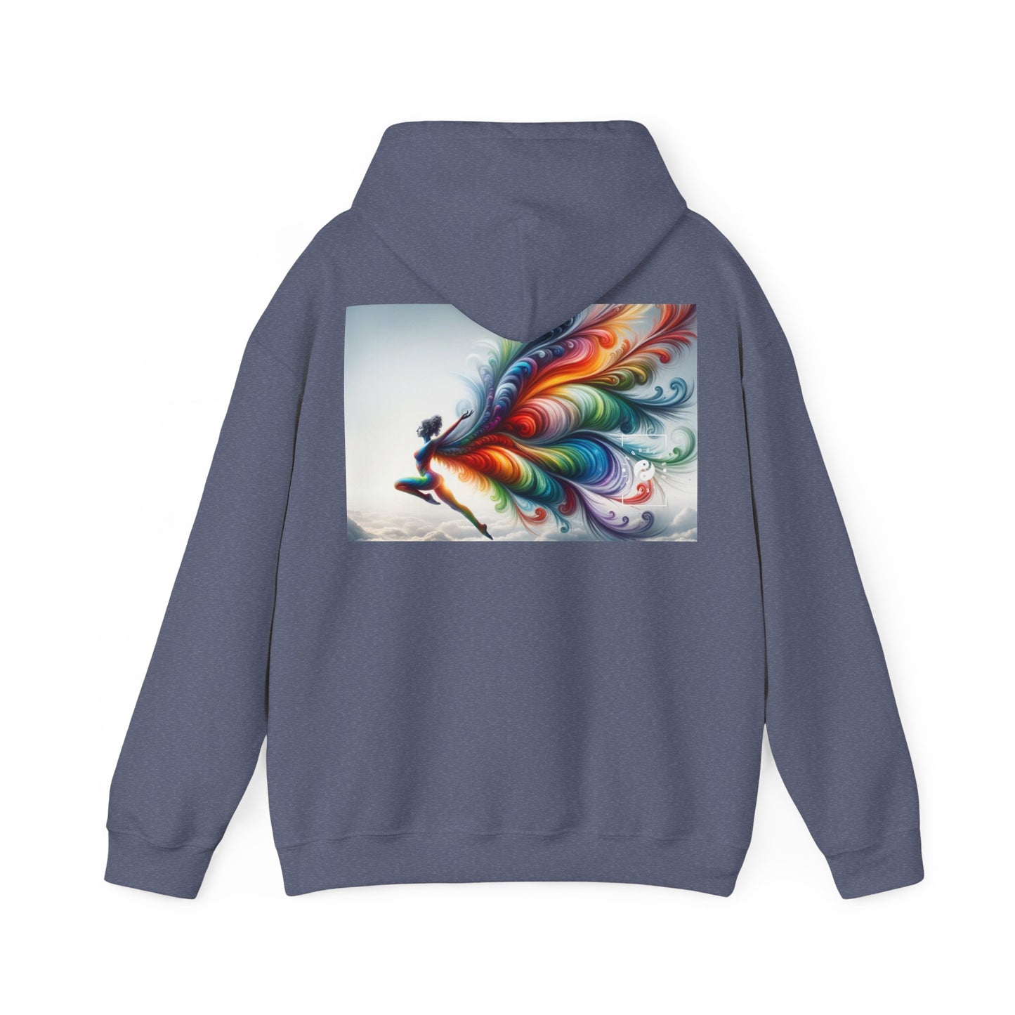 "Yogini's Rainbow Flight" - Hoodie