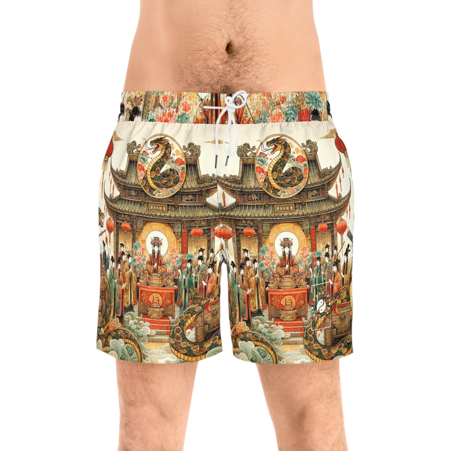 Serpent New Year - Swim Shorts (Mid-Length) for Men