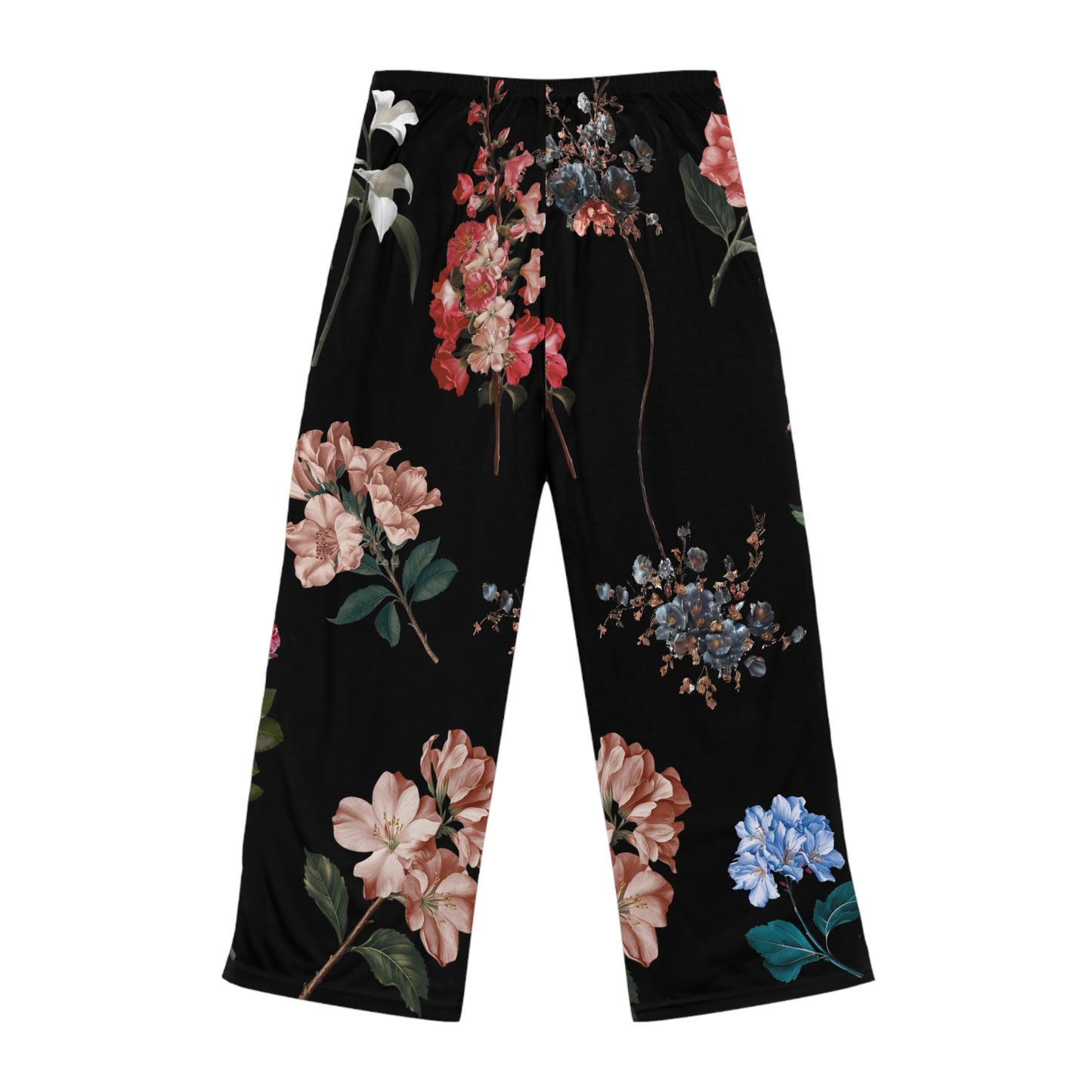 Botanicals on Black - Women lounge pants