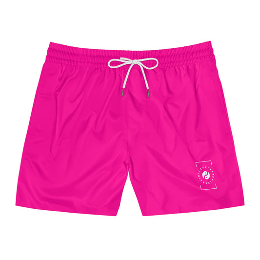 #FF0099 Sharp Pink - Swim Shorts (Solid Color) for Men