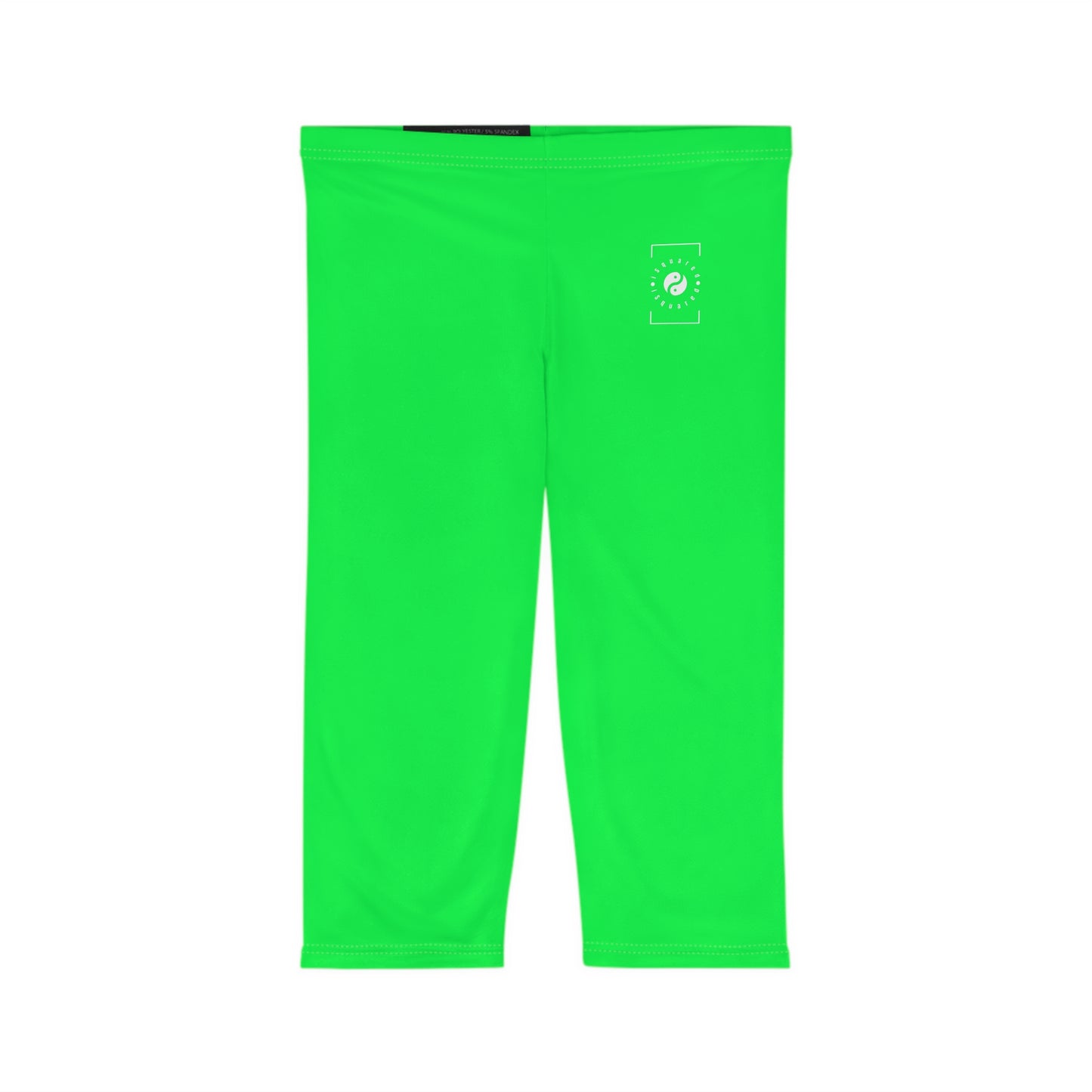 #0FFF50 Vert Fluo - Short Capri