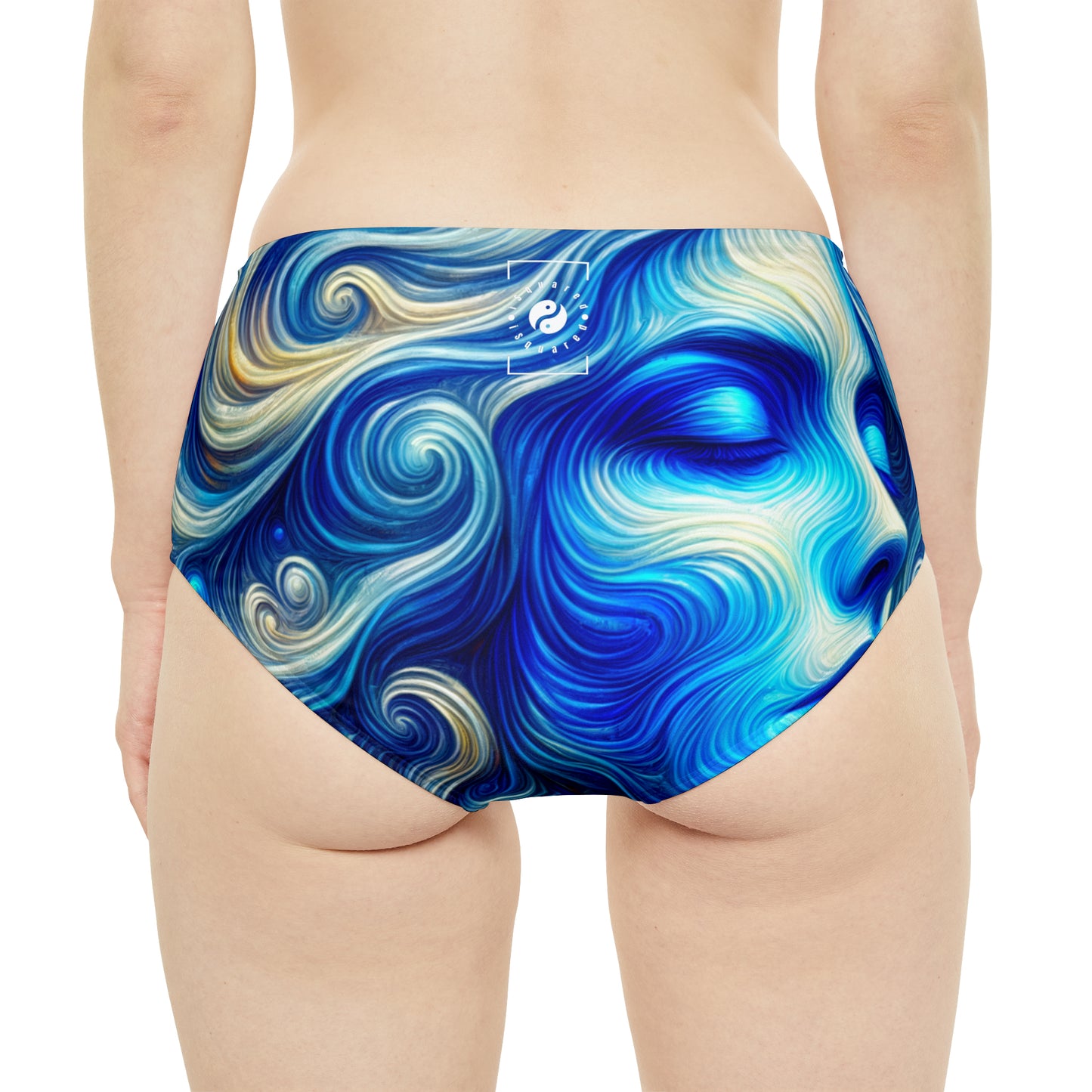 Midnight Muse - High Waisted Bikini Bottom
