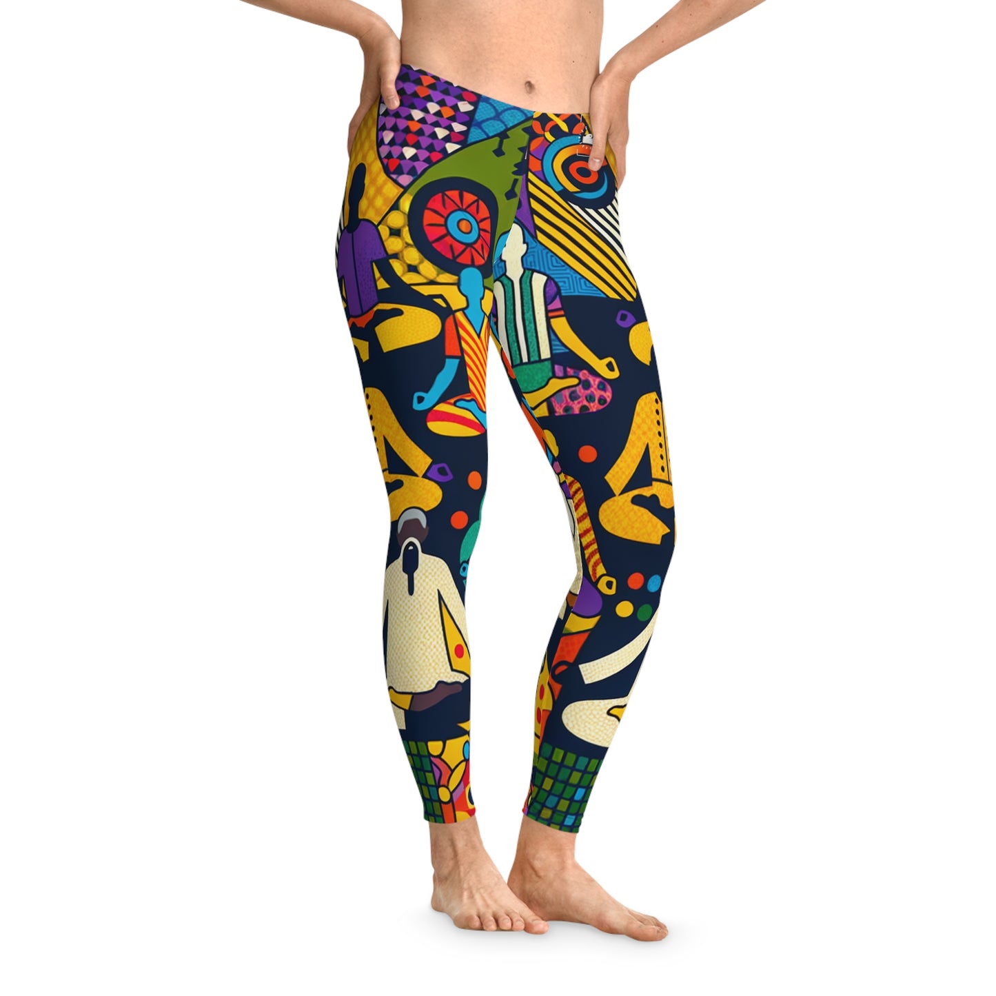 Vibrant Sadana: Prana in Nouveau Réalité - Unisex Tights