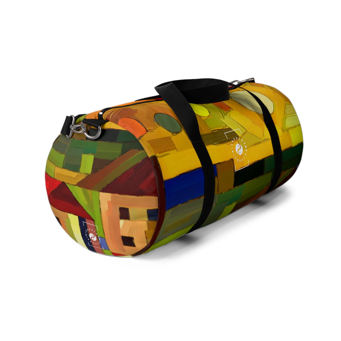 "Adobes de terre aux teintes de Hundertwasser" - Sac de sport