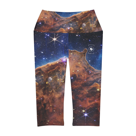 “Cosmic Cliffs” in the Carina Nebula (NIRCam Image) - JWST Collection - High Waisted Capri Leggings