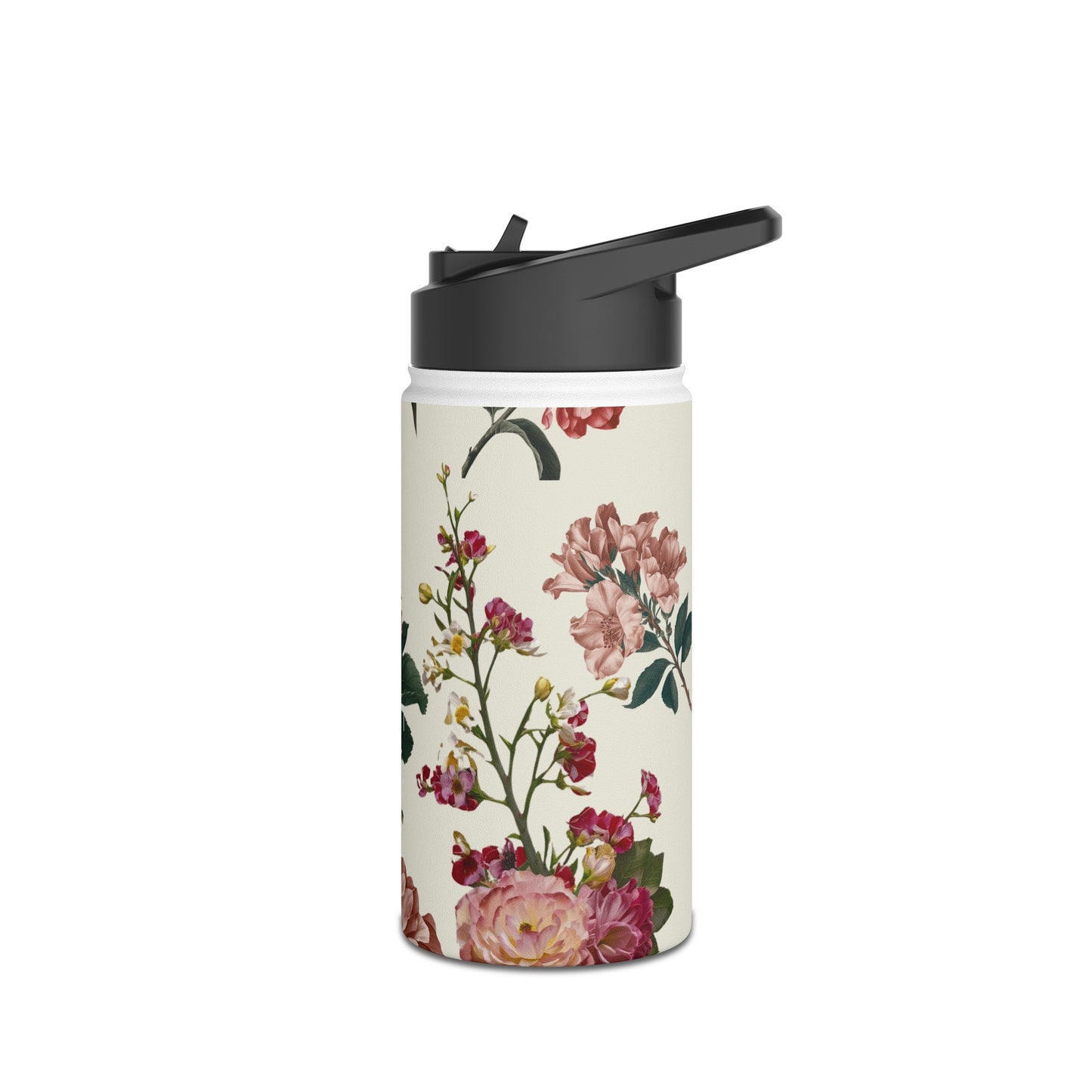 Botanicals on Beige - Water Bottle