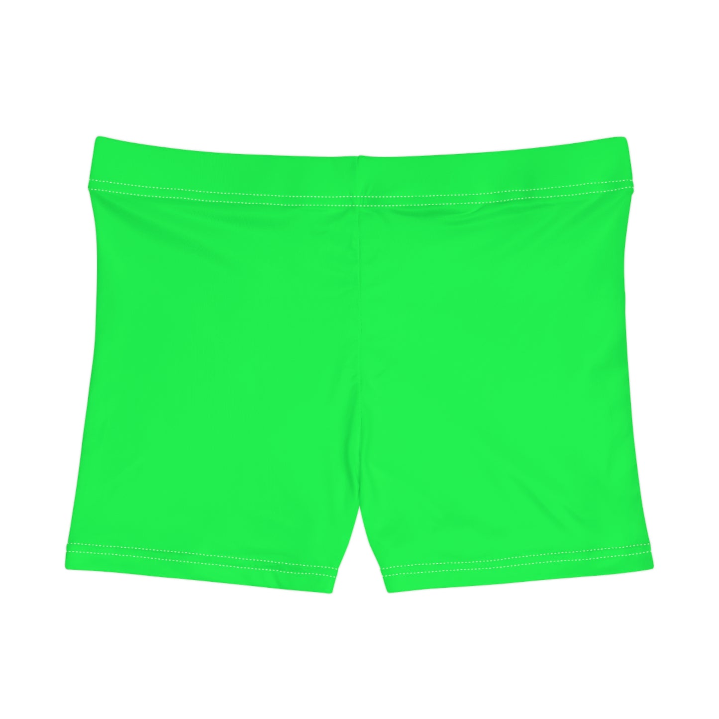 #0FFF50 Neon Green - Mini Hot Yoga Short