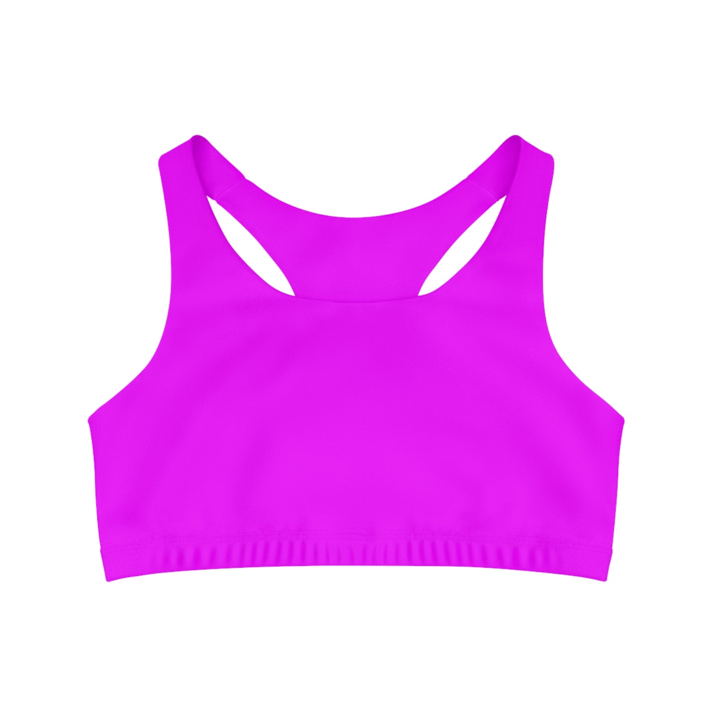 #f000ff Neon Purple - Soutien-gorge de sport sans couture