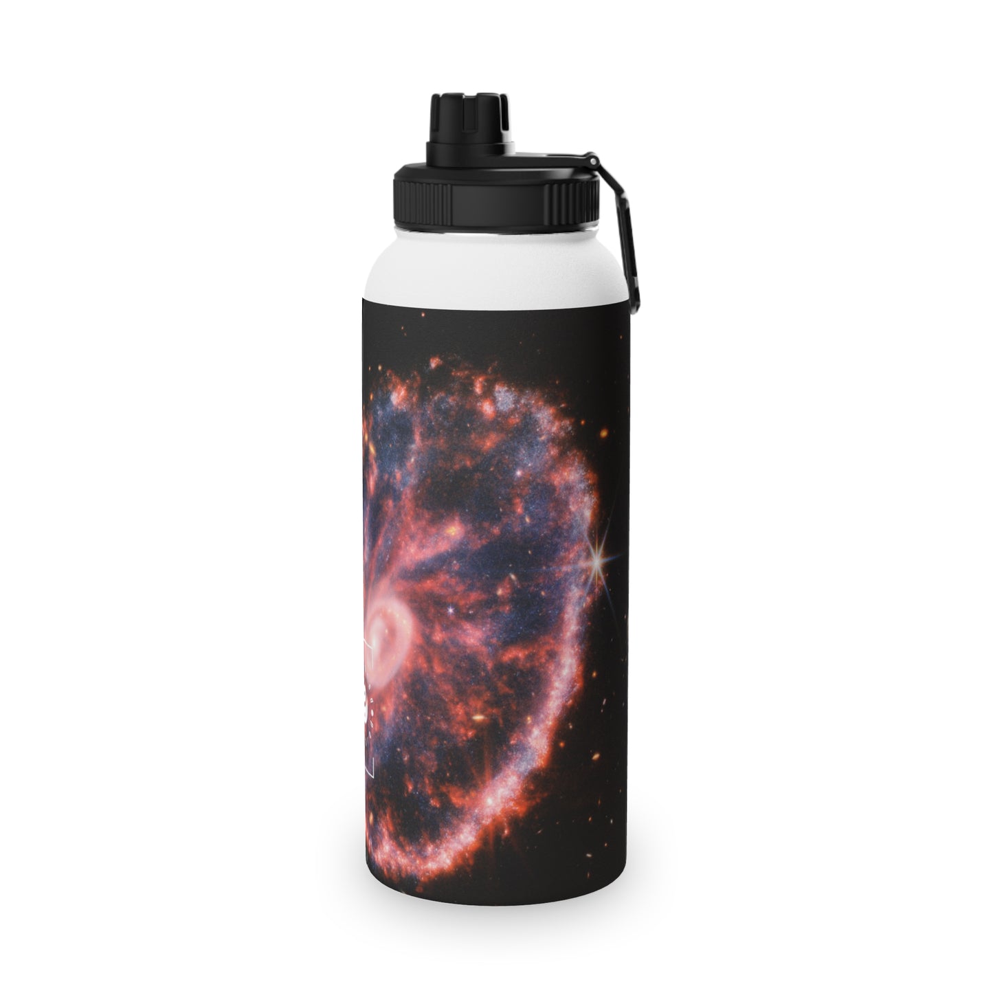 Cartwheel Galaxy (NIRCam and MIRI Composite Image) - Sports Water Bottle