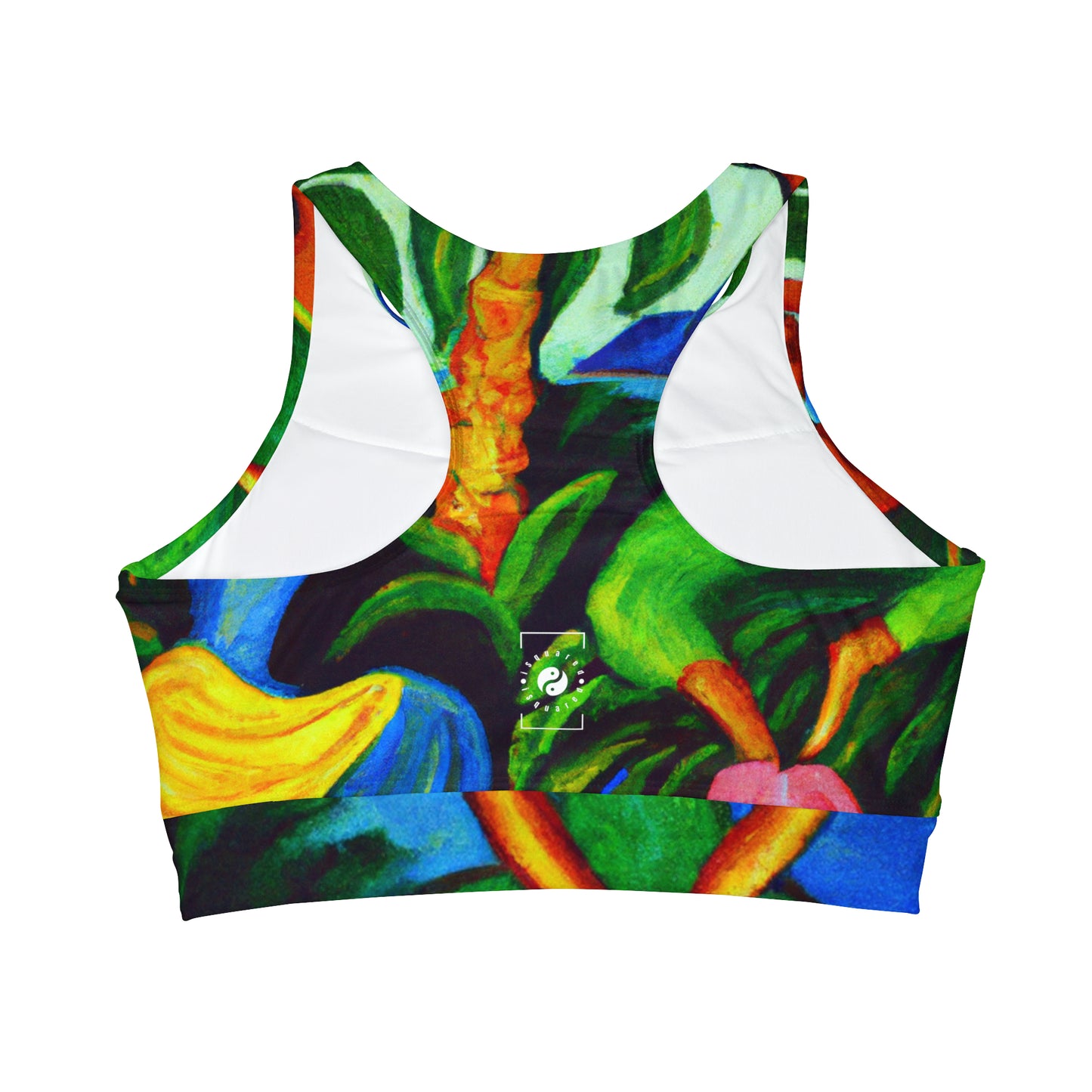 "Tropical Sutra Vivarium" - High Neck Crop Top