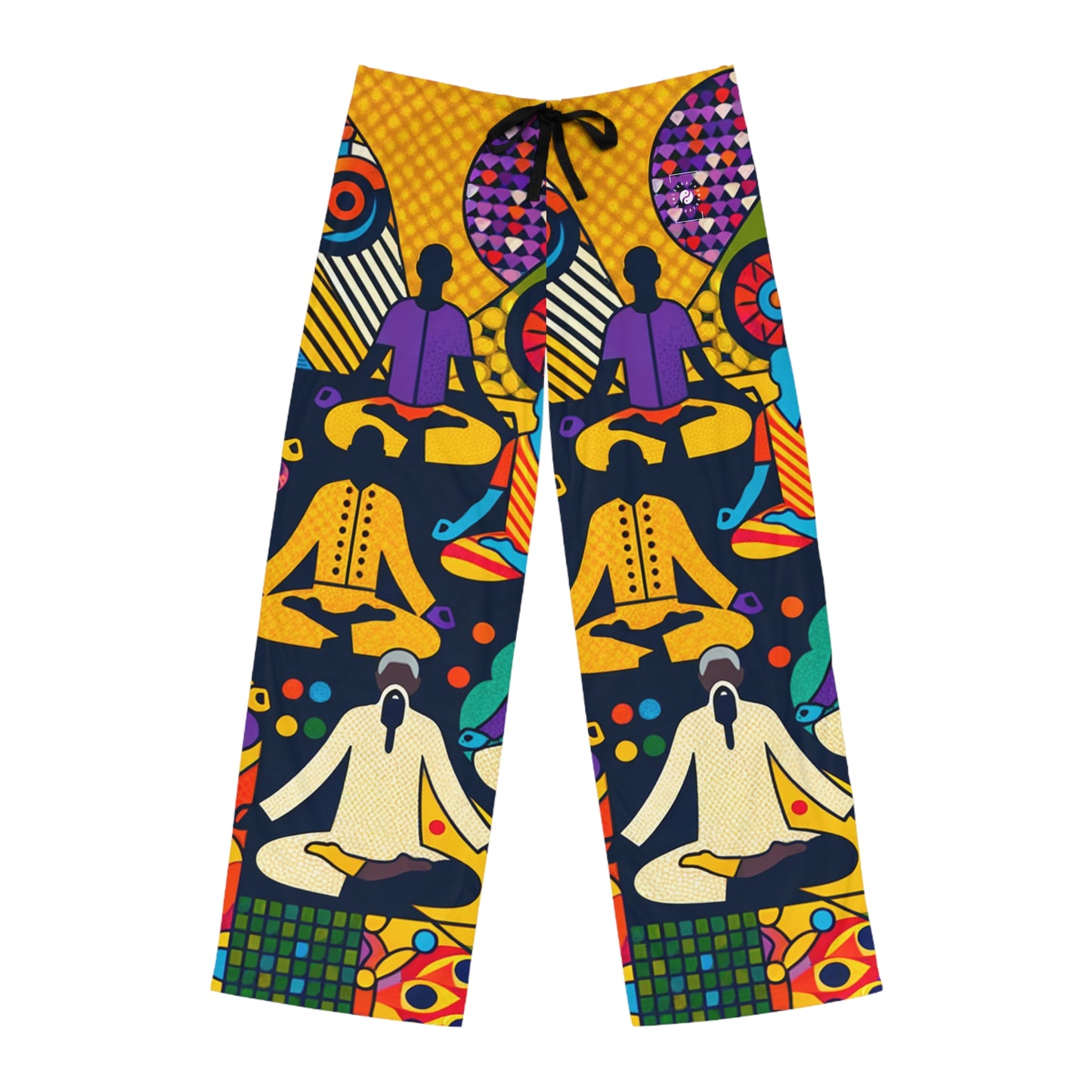 Vibrant Sadana: Prana in Nouveau Réalité - men's Lounge Pants